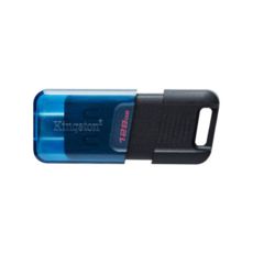 USB 3.2 Flash Drive 128 Gb Kingston DT 80M Type-C Black/Blue (DT80M/128GB)