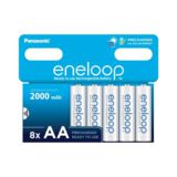 Акумулятор R6 Panasonic Eneloop BK-3MCDE/8HH, AA/(HR6), 2000mAh, LSD Ni-MH, Eco Blister 8шт, Japan