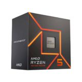 Процесор AMD AM5 Ryzen 5 7600 (100-100001015BOX AM5, 6 ядер, 12 потоков, 3.8 GHz, 5.1 GHz, Максимальная мощность (TDP) - 65 Вт, 5nm, L1: 384KB, L2: 6MB, L3: 32MB, AMD Radeon Graphics, Zen 4, BOX