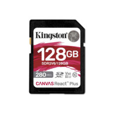 ����� ���'�� Kingston 128GB SDXC class 10 UHS-II U3 Canvas React Plus (SDR2V6/128GB)