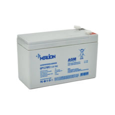 Батарея для ДБЖ 12В 7Ач MERLION AGM GP1270F2, ( 150 x 65 x 95 (100) ), 1.9 kg White