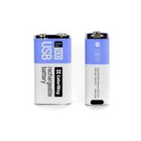 Акумулятор 6F22 ColorWay Крона USB-С 390 мАг 9В (Li-Polymer)