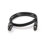 Кабель HDMI 1.2 м Merlion HDMI-HDMI SPEED v1.4, OD-7.5mm, круглий Black, коннектор (22425)