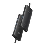 Хаб-юсб Type-C Baseus 4-х портовий (WKQX030301) Lite Series (Type-C to USB 3.0*4) 25cm Black