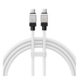 Кабель Type-C/Type-C - 1.0 м Baseus CAKW000202 100W CoolPlay Series Fast Charging White
