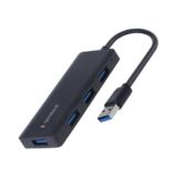 Хаб-юсб 3.1 Gembird UHB-U3P4-03 на 4 порти USB 3.1, пластик, чорний