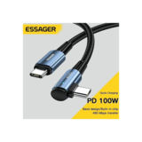 Кабель Type-C/Type-C - 1.0 м Essager 100W кутовий