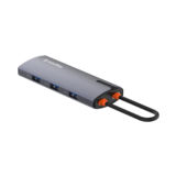 Хаб-юсб Type-C СolorWay USB-C 6-в-1 Type C PD 100W/USB3.0х3/USB2.0/RJ45 (CW-HUB03)