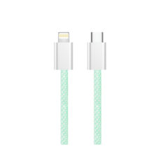  Type-C/Lightning - 1.0  Colorway (braided cotton) (PD Fast Charging 27W)  (CW-CBPDCL061-G)