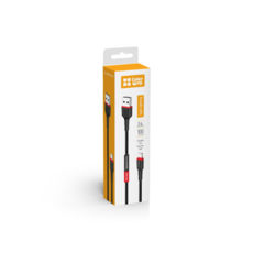  USB 2.0 Lightning - 1.0  Colorway Apple Lightning (PVC - red head) 2.4 ,  (CW-CBUL064-BK)
