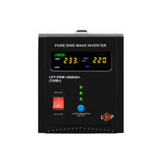 ДБЖ LogicPower LPY-PSW-1000VA+ (700Вт) 10A/20A з правильною синусоїдою 12V (22871)