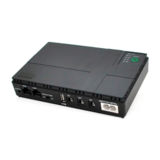 ДБЖ для роутерів/коммутаторів DC1018P, 18W, Output: USB-5V, DC-5V/9V/12V, POE-15/24V, 1/2A, Li-ion 10400mAh, 160х105х32мм, 385 грам, Black, BOX