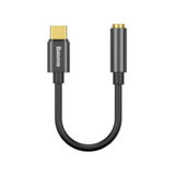 Перехідник Type-C to AUX3.5(F) Baseus CATL54-01 Type-C Male to 3.5mm Female Adapter L54 Black
