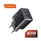Зарядний пристрій USB+TypeC Toocki 40W GAN