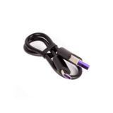 Кабель USB 2.0 Type-C - 30см Colorway (PVC) 3А 30см чорний