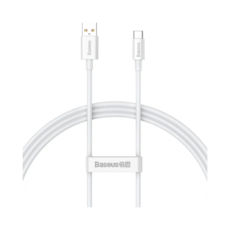 ������ USB 2.0 Type-C - 1.0 � Baseus P10320102214-01 Superior Series Fast Charging 100W  Moon White