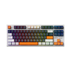  GamePro MK180W Hot-Swap Red Swich RGB USB UA White (MK180W)