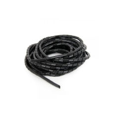 Спіральний кабельний органайзер, 12 мм, 10 м, чорний Cablexpert CM-WR1210-01