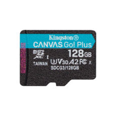  ' 128 GB microSDXC Kingston  Canvas Go Plus Class 10 V30  (SDCG3/128GBSP)   