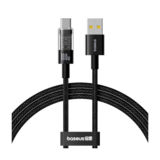 Кабель USB 2.0 Type-C - 1.0 м Baseus P10373002111-00 Gem Fast-Charging 100W Cluster Black