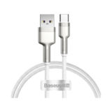 Кабель USB 2.0 Type-C - 1.0 м Baseus CAKF000102 Cafule Series Metal, 66W White