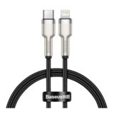 Кабель Type-C/Lightning - 0.25 м Baseus CATLJK-01 Cafule Series Metal Data Cable 20W Black