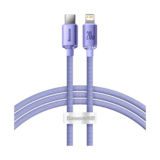 Кабель Type-C/Lightning - 2.0 м Baseus CAJY000305 Crystal Shine Series Fast Charging Data Cable 20W Purple
