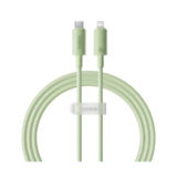 Кабель Type-C/Lightning - 1.0 м Baseus P10360201631-00 Habitat Series Fast Charging Cable 20W Natural Green