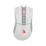 Миша A4Tech R90 Plus (Greyish White) бездротова, 1005000 CPI, літій-іонна батарея, біла~
