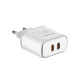 Зарядний пристрій USB 220В Colorway Power Delivery Port PPS USB (Type-C PD + Type-C PD) (40W) білий