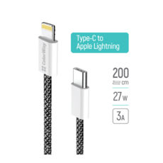  Type-C/Lightning - 2.0  Colorway (PDF Fast Charging 27W)  (CW-CBPDCL068-BK)