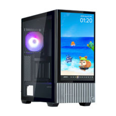  Zalman Z10 DS,  , 2xUSB3.0, 1USB Type-C, 2120, 1x120 ARGB, TG Side Panel, ATX, Monitor, 