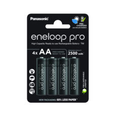  R6 Panasonic Eneloop Pro BK-3HCDE/4CP, AA/(HR6), 2500mAh, LSD Ni-MH, Eco Blister 4, Japan   !! ( )