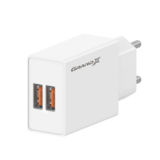 Зарядний пристрій USB 220В Grand-X 5V 2,1A (CH-15W) Black с защитой от перегрузки