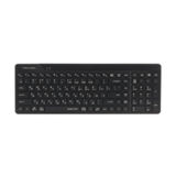 Клавіатура бездротова A4tech FBK23 AS (Black) (BT + 2.4 ГГц) Fstyler, quiet key, чорний