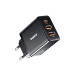 Зарядний пристрій USB+TypeC 220В Baseus 30W Type-C + 2USB Baseus Cube Fast Charger 2U+C
