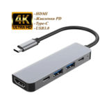 USB 3.0 хаб + конвертер HDMI 4K SmartGo HUC 5 у 1