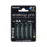Акумулятор R6 Panasonic Eneloop Pro BK-3HCDE/4CP, AA/(HR6), 2500mAh, LSD Ni-MH, Eco Blister 4шт, Japan УЦЕНКА !! (порвана упаковка)