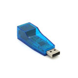Мережевий адаптер USB 2.0 to Ethernet 10/100Mbps, Blue(00755)