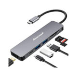 Хаб-юсб Type-C Hiearcool UCN 3286 USB Type-C Hub Pro Сірий