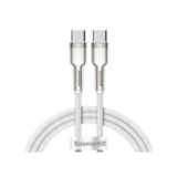 Кабель USB 2.0 Type-C - 1.0 м Baseus Cafule Series Metal (CATJK-C02), 100W White