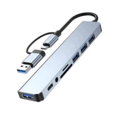 - Type-C/USB 3.0 SmartGo 8--1 4*USB3.0, AUX 3.5mm, Type-C, SD, MicroSD