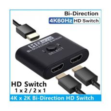  HDMI(male) to 2 HDMI(female) HDMI 4K 60Hz