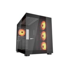   Cougar FV150 RGB Black, , 4*120 mm ARGB , Type-C x1, USB3.0 x2, Audio x1