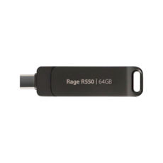 USB 3.2 Flash Drive 64 Gb Patriot Gen 1 Rage R550 Type-A+C