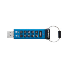 USB3.2 64GB Kingston IronKey Keypad 200 Type-A Blue (IKKP200/64GB)
