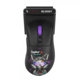 Миша A4Tech R73 Ultra Duo (Cypher Ghost),бездротова Bloody, 2.4 ГГц, вбудований акумулятор, оптична 20000 CPI, сенсор Alpha 20K Engine, чорна