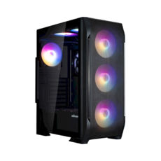 Корпус Zalman N7 PLUS V2 без БЖ, 1xUSB3.0, 2xUSB2.0, 6x120мм RGB Rainbow, 1x120мм, VGA 340мм, LCS ready, TG Side Panel, ATX, чорний