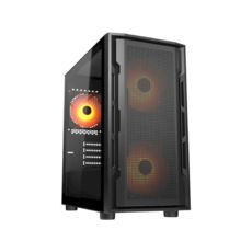   Cougar Uniface RGB Black, , 4*120mm ARGB  , ATX/mATX/mini-ITX,  