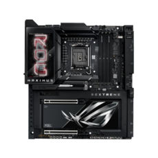 ROG MAXIMUS Z890 EXTREME Socket 1851, 4 x DDR5 DIMM; Кількість каналів 2, 802.11b/g/n/ac/ax/be,  2 x Thunderbolt 5, 1 x USB 3.2 Type-C (20 Гбіт/с),2 x USB 3.2 Type-C Gen2, 5 x USB 3.2 Gen2, 1 x HDMI, 1 x Wi-Fi Модуль, 1 x LAN (RJ -45) 2.5G, 1 x LAN (RJ-45) Marvell AQtion 10G, 1 x оптичний S/PDIF вихід